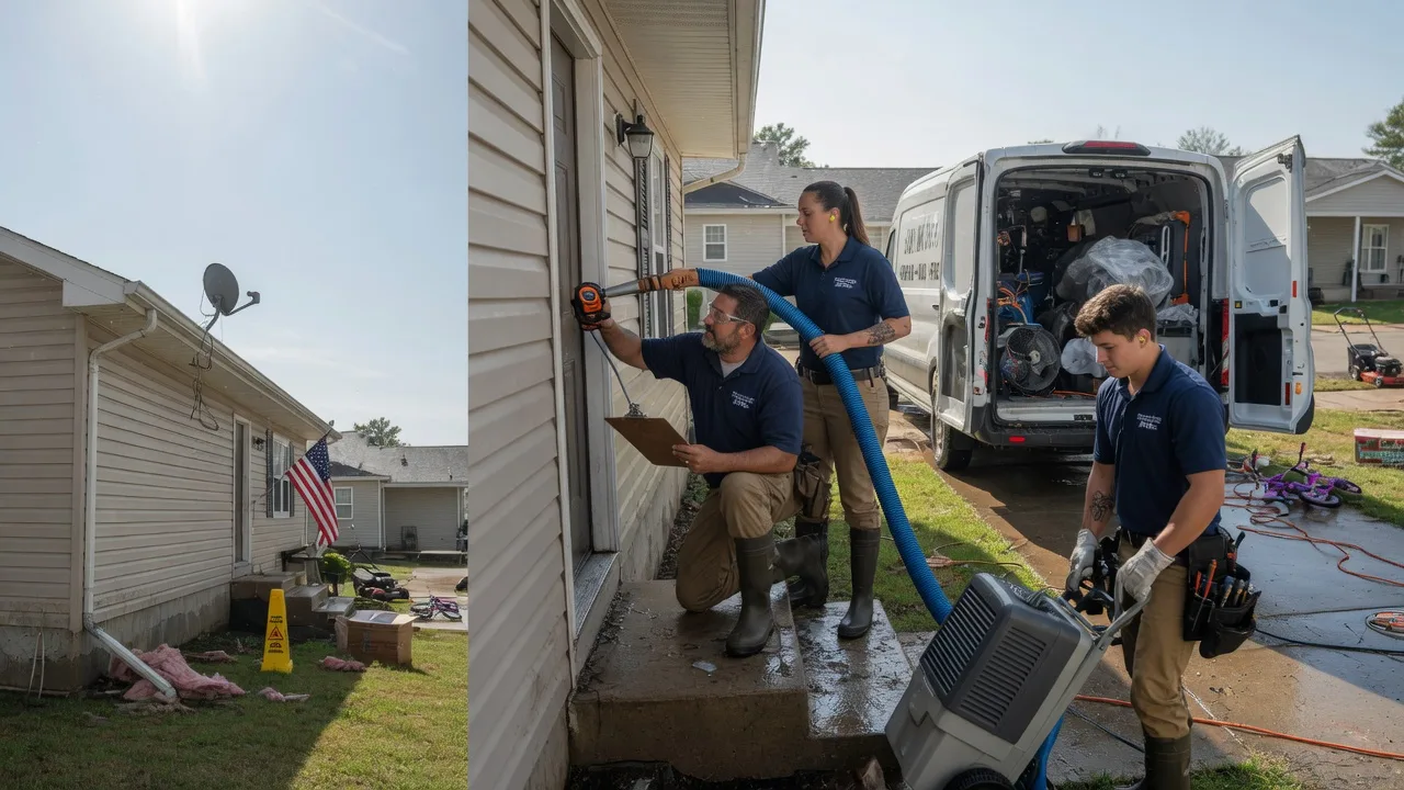 Ceiling Water Damage Restoration in La Belle, MO near me
