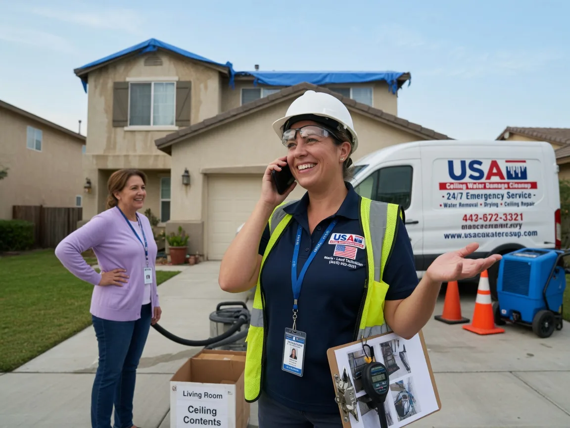 Ceiling Water Damage Restoration La Belle, MO FAQs